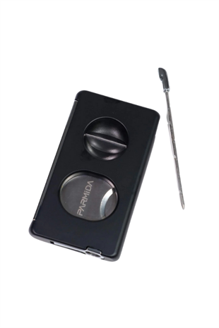 Parmida Siyah Dahili Delicili V & Düz Puro Makası Kesici