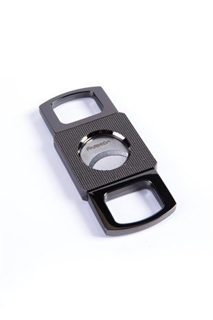 Parmida Gunmetal Kare Köşeli Puro Makası Kesici