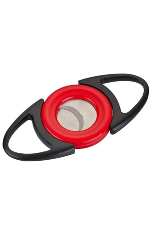 PQ Siyah-Kırmızı Metal Puro Makası Kesici