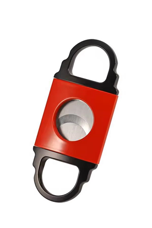 PQ Kırmızı Siyah Metal Puro Makası Kesici