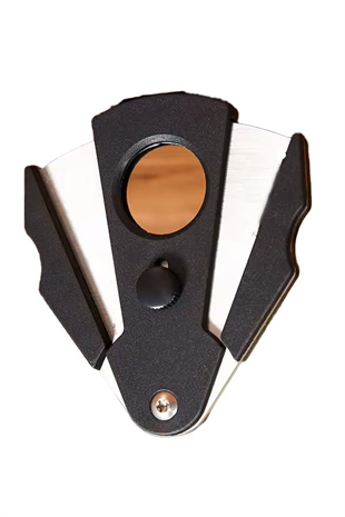 PQ Siyah Köşeli Kelebek Dizayn Puro Makası Kesici