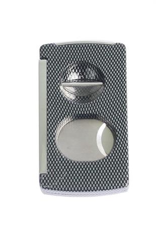 PQ Karbon Desenli Siyah V & Düz Puro Makası Kesici