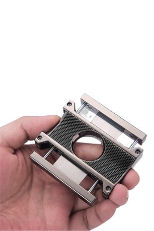Quantoro Gunmetal Metal Giyotin Puro Makası Kesici