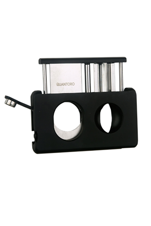 Quantoro Siyah V-Cut & Giyotin Metal Puro Makası Kesici