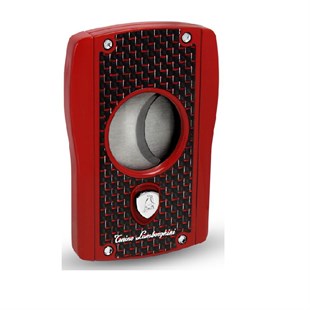 Tonino Lamborghini Desenli Kırmızı Puro Kesicisi