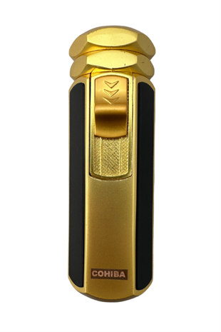 Cohiba Çakmak Kesici Gold Puro Seti
