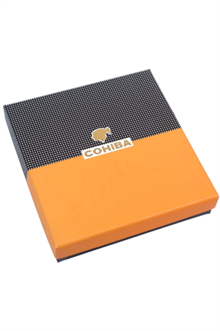Cohiba Çakmak Kesici İkili Karbon Desenli Gunmetal Puro Seti