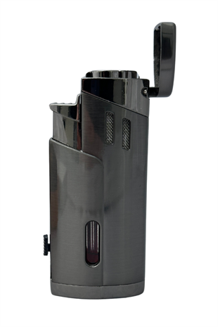 Cohiba Çakmak Kesici Gunmetal İkili Puro Seti