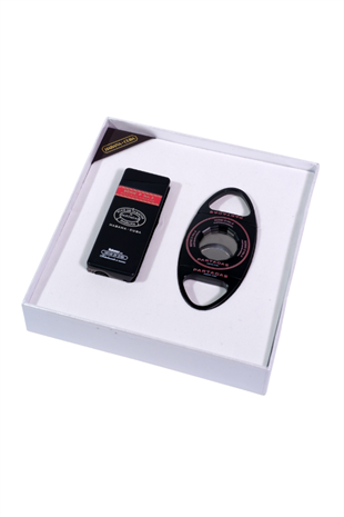 Cohiba Özel Seri Partagas Çakmak Kesici İkili Siyah Puro Seti