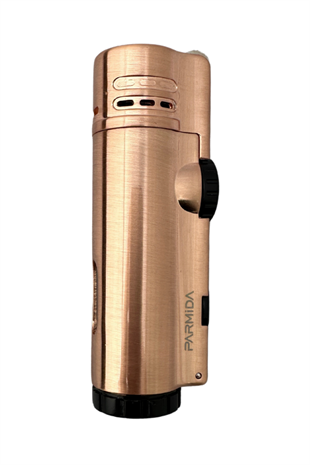 Parmida Çakmak Kesici Bronz İkili Puro Seti