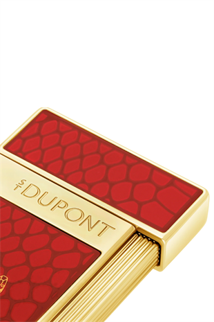 S.T. Dupont Lacquered Slimmy Çakmak Kesici İkili Puro Seti