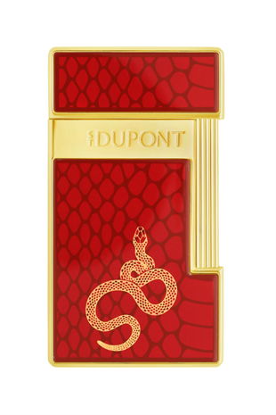 S.T. Dupont Lacquered Slimmy Çakmak Kesici İkili Puro Seti