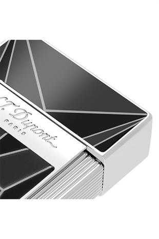 S.T. Dupont Fire x Black Siyah Çakmak Küllük İkili Puro Seti