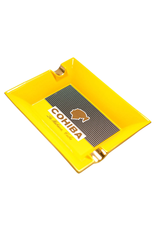 Cohiba Sarı Gold İkili Porselen Puro Küllüğü