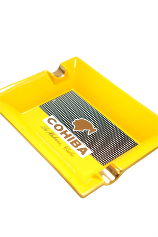 Cohiba Sarı Gold İkili Porselen Puro Küllüğü