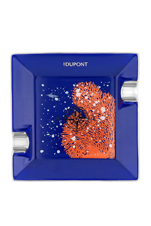 S.T. Dupont Porselen 20.000 Leagues Under the Seas Mavi İkili Küllük 6153