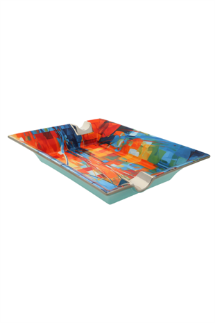 S.T. Dupont Graffty Çok Renkli İkili Puro Küllüğü 6424