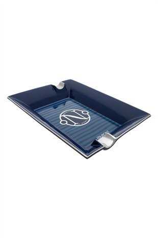 S.T. Dupont Porselen 20.000 Leagues Under the Seas Gulf Stream Mavi İkili Küllük 6451