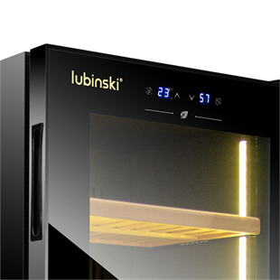 Lubinski Siyah Elektronik Puro Dolabı RA-558