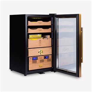 Lubinski Siyah - Gold Elektronik Puro Dolabı RA-222