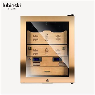 Lubinski Siyah - Gold Elektronik Puro Dolabı RA-999