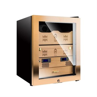 Lubinski Siyah - Gold Elektronik Puro Dolabı RA-999