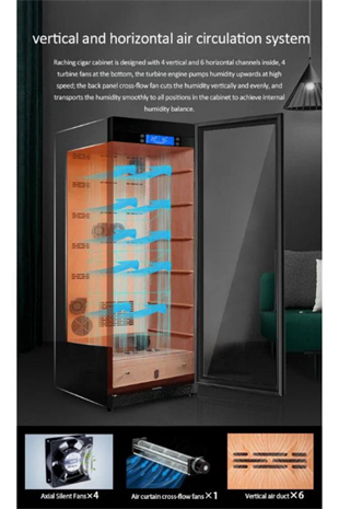 Raching Elektronik Puro Dolabı Siyah CS600