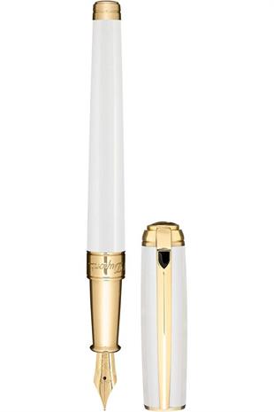 S.T. Dupont Line D Gold İnci Beyazı Dolma Kalem 410109