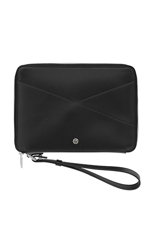 S.T. Dupont Line D 10 Kapasite Siyah Deri Kalem Çantası 7112