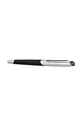 S.T. Dupont Siyah-Gümüş Dolma Kalem 400706