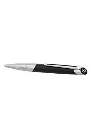S.T. Dupont Siyah-Gümüş Tükenmez Kalem 405706