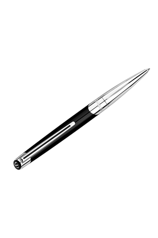 S.T. Dupont Siyah-Gümüş Tükenmez Kalem 405706