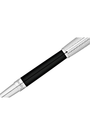 S.T. Dupont Siyah-Gümüş Dolma Kalem 410704