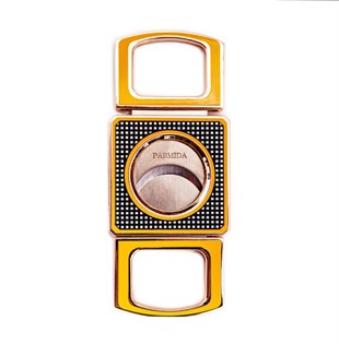 Parmida Sarı Desenli Puro Makası Kesici