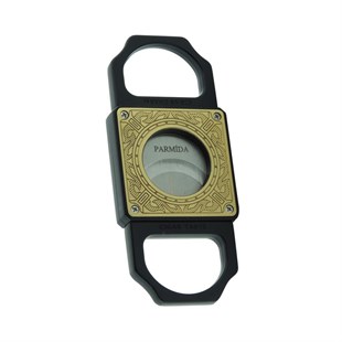 Parmida Siyah Gold Kılıflı Puro Makası Kesici