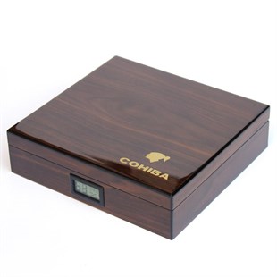 Cohiba Kahverengi Desenli Humidor Puro Kutusu