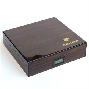 Cohiba Kahverengi Desenli Humidor Puro Kutusu