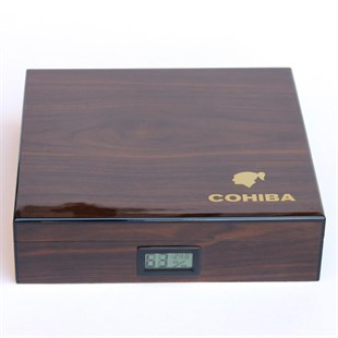 Cohiba Kahverengi Desenli Humidor Puro Kutusu
