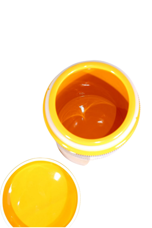 Cohiba Sarı Nokta Desenli Puro Saklama Kutusu Jar