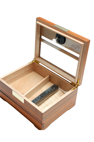 PremiumQuality Quito Kahverengi Sedir Humidor Puro Kutusu