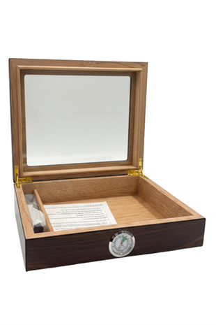 PremiumQuality Manaus Kahverengi Sedir Humidor Puro Kutusu