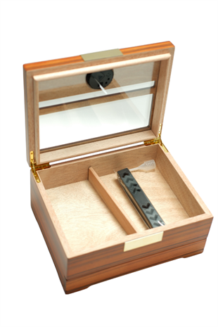 PremiumQuality Quito Kahverengi Sedir Humidor Puro Kutusu