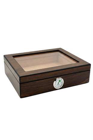 PremiumQuality Manaus Kahverengi Sedir Humidor Puro Kutusu