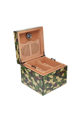 S.T. Dupont Kamuflaj Desenli Humidor Puro Kutusu 1317