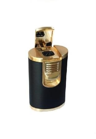 Cohiba 4 Torch Pürmüz Gold-Siyah Masa Tipi Puro Çakmağı