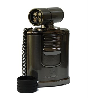 Cohiba 4 Torch Pürmüz Masa Tipi Gunmetal Puro Çakmağı