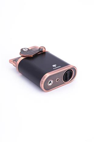 Cohiba Dört Torch Pürmüz Siyah-Bronz Metal Masa Tipi Puro Çakmağı