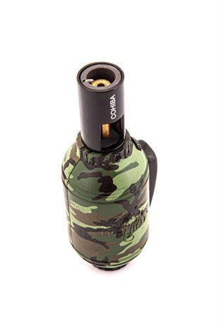 Cohiba Masa Tipi Tek Torch Pürmüz Kamuflaj Desen Puro Çakmağı