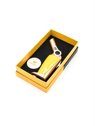 Cohiba Tek Torch Pürmüz Sarı Puro Çakmağı