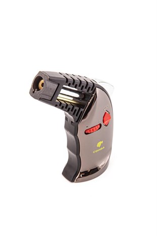 Cohiba Tek Torch Pürmüz Masa Tipi Gunmetal Puro Çakmağı